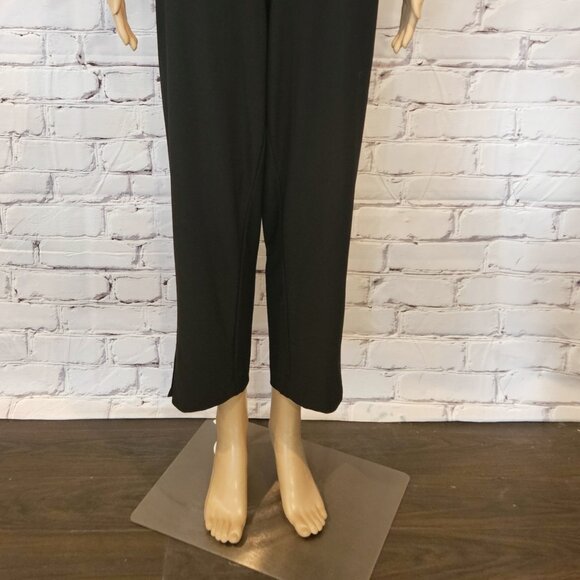 JOIE - Women's black drawstring waist ankle pants - Picture 6 of 9